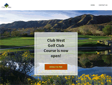 Tablet Screenshot of clubwestgolf.com